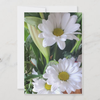 Remerciements Carte de voeux Floral Daiseys