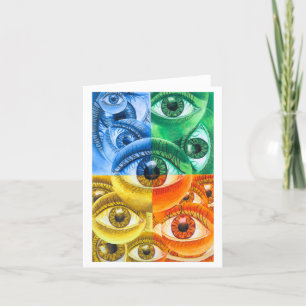 Remerciements Carte de voeux "Four Eyes"