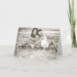 Remerciements Carte de voeux FUNNY LIFE