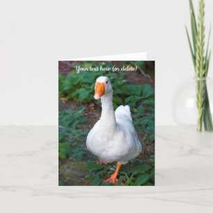 Remerciements Carte de voeux Goose