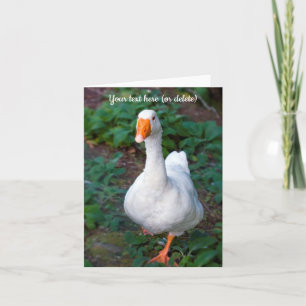 Remerciements Carte de voeux Goose
