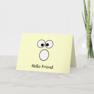 Remerciements Carte de voeux Hello Friend 2