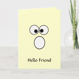 Remerciements Carte de voeux Hello Friend 4