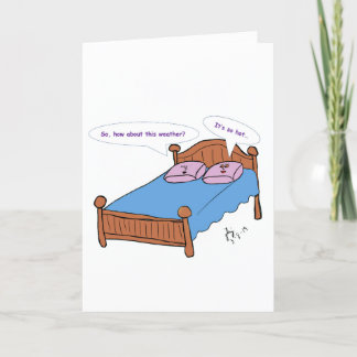 Remerciements Carte de voeux Hot Coussin Talk