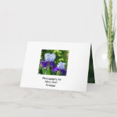 Remerciements Carte de voeux inspirante (Dos)