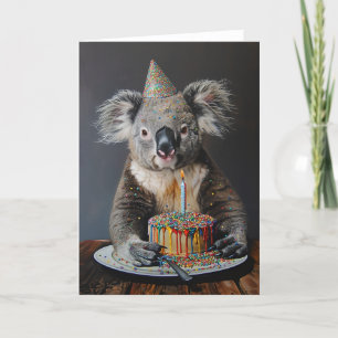 Remerciements Carte de voeux Koala Birthday Bash