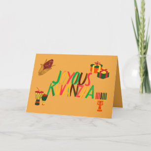 Remerciements Carte de voeux Kwanzaa