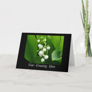 Remerciements Carte de voeux Lily of the Valley