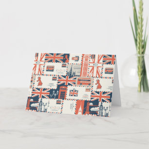 Remerciements Carte de voeux London Post (vide)