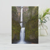 Remerciements Carte de voeux Multnomah Falls (Debout devant)