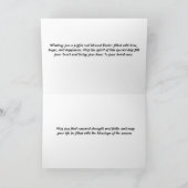 Remerciements Carte de voeux Pâques pliée (Intérieur)