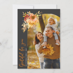 Remerciements Carte de vœux photo de Thanksgiving reconnaissant