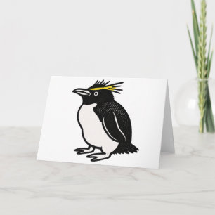 Remerciements Carte de vœux pingouin
