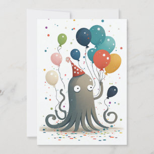 Remerciements Carte de voeux Pipe Party Flat
