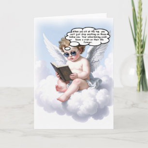 Remerciements Carte de voeux poétique Cherub Wisdom