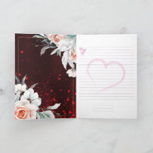 Carte de voeux pour 10 ans de mariage en or