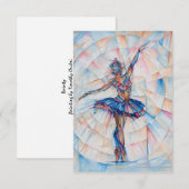 Remerciements Carte de voeux pour les dainty (Devant / Derrière)