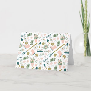 Remerciements Carte de voeux pour l'heure du jardin (vide)