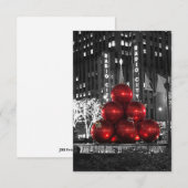 Remerciements Carte de voeux pour Noël Vibes (Devant / Derrière)