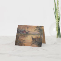 Carte de vœux pour toutes occasions / Étang sur au