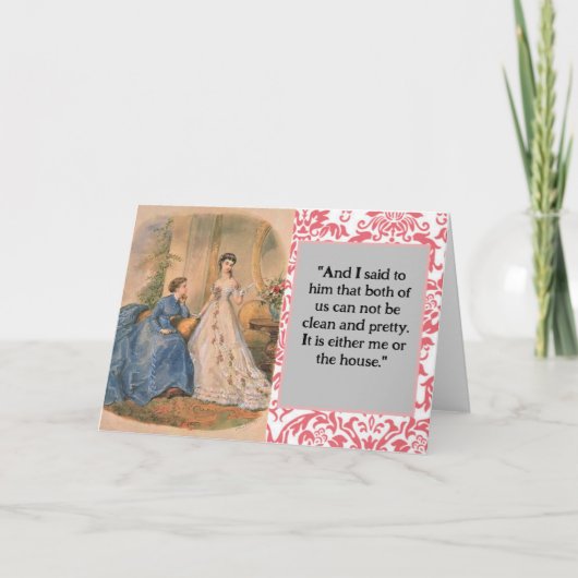 Remerciements Carte de voeux "propre et joli" (Devant)