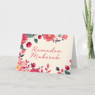 Remerciements Carte de vœux Ramadan Moubarak 2026