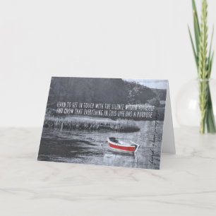 Remerciements Carte de voeux RED BOAT