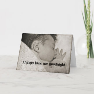 Remerciements Carte de voeux ROCK-A-BYE BABY