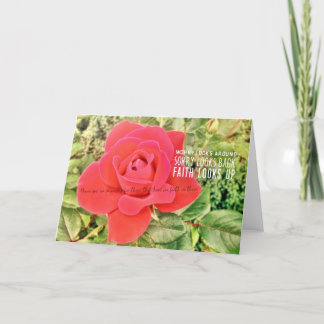 Remerciements Carte de voeux ROSE RED
