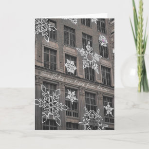 Remerciements Carte de vœux SAKS FIFTH SNOWFLAKES