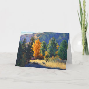 Remerciements Carte de vœux sérénité de la montagne – Impression