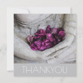 Remerciements Carte de vœux simple: MERCI: BUDDHA (Devant)