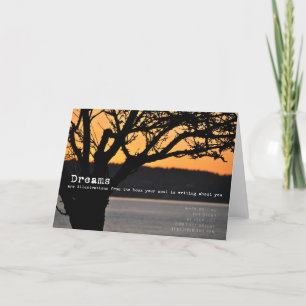 Remerciements Carte de voeux SUNSET CANADIENNE