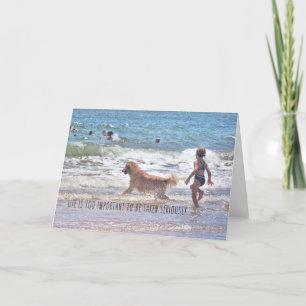 Remerciements Carte de voeux surf PLAY
