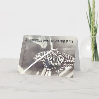 Remerciements Carte de voeux SWALLOWTAIL
