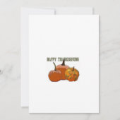 Remerciements Carte de voeux Thanksgiving (Devant)