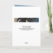 Remerciements Carte de voeux Thor's Light Portrait Wild Horse (Dos)