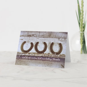 Remerciements Carte de voeux TRIFECTA