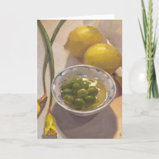 Remerciements Carte de voeux vierge, art original par Sarah