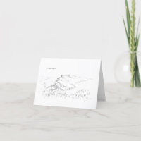 Carte de voeux vierge - Shawangunk Ridge NY