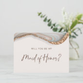 Remerciements Carte d'honneur en marbre de pierre d'âge (Debout devant)