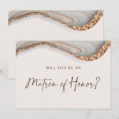 Remerciements Carte d'honneur en marbre de pierre d'âge (Devant / Derrière)