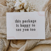 Remerciements Carte d'insertion de package Small Business