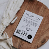 Remerciements Carte d'insertion de package Small Business