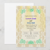 Remerciements Carte d'invitation de mariage (Devant / Derrière)