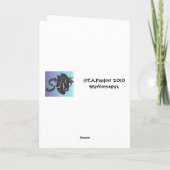 Remerciements Carte d'ours de bible d'appréciation de pasteur (Dos)