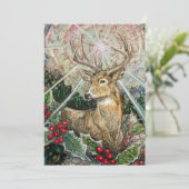 Remerciements Carte "Étoile de Noël" (Debout devant)