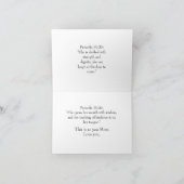 Remerciements Carte Fête de ma mère (Intérieur)