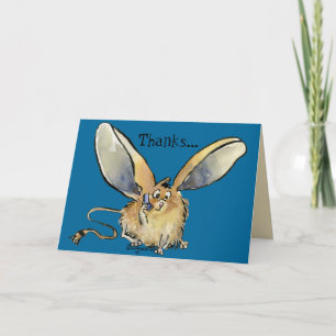 Remerciements Carte Jerboa longue portée de dessin