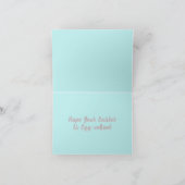 Remerciements Carte OEuf de Pâques (Intérieur)